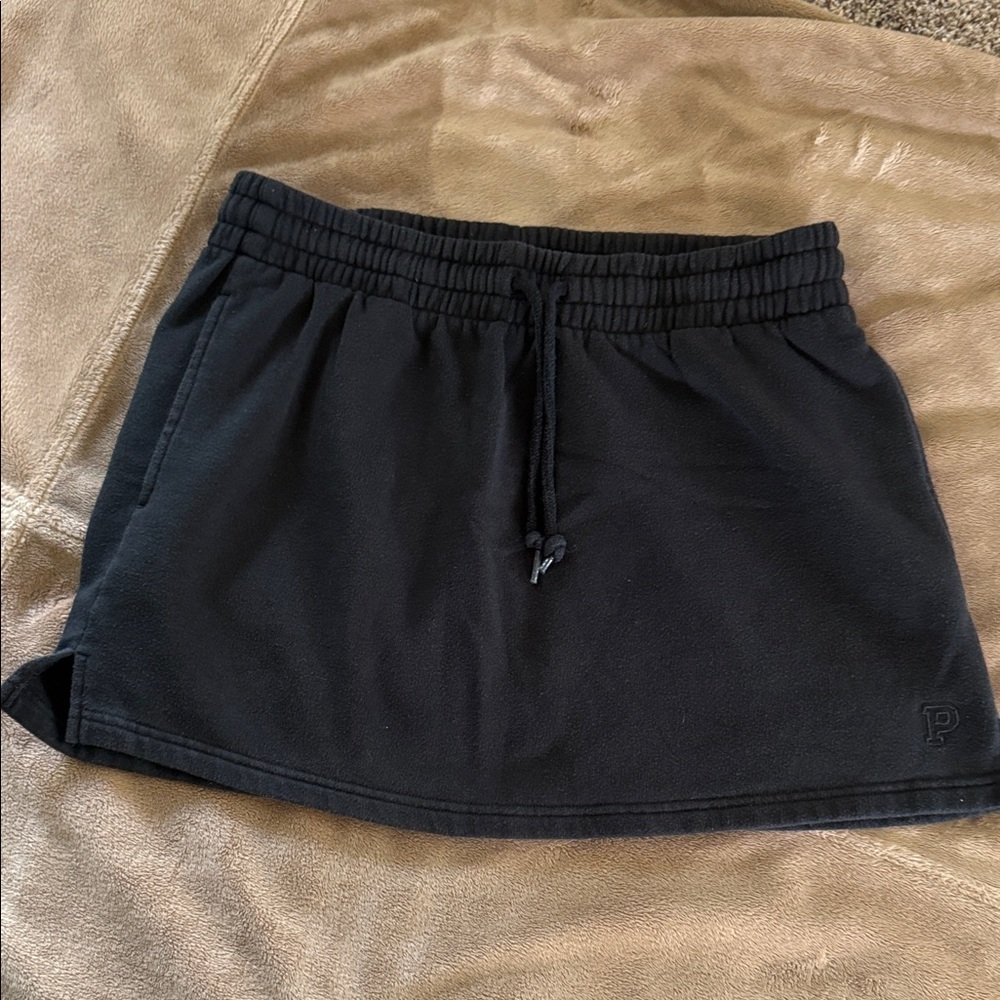 PINK Victoria's Secret Black Skater Skirt